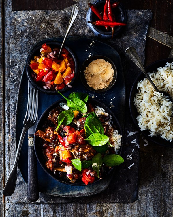 Brazilian pork and bean stew (Feijoada)