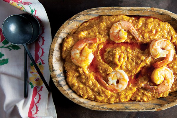 Brazilian shrimp stew (Vatapa)