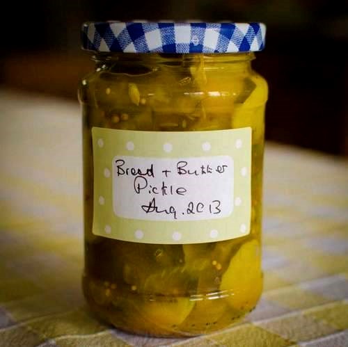 'Bread-and-butter' cucumber pickle