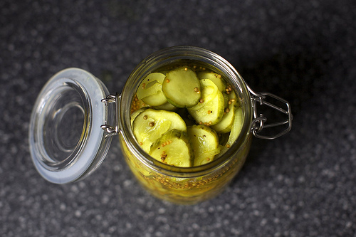 Bread and butter pickles