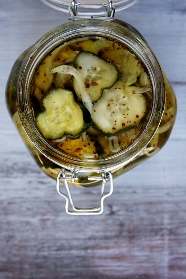 Bread and butter pickles
