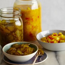 Bread-and-butter pickles [Linton Hopkins]