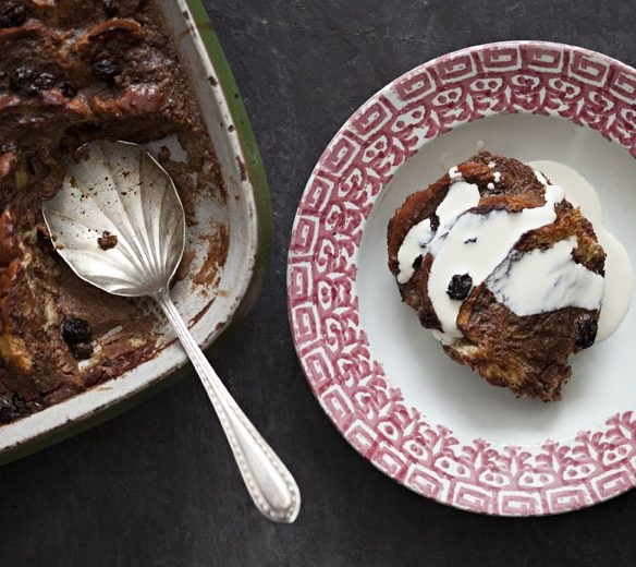 Bread and butter pudding