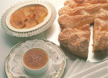 Bread and butter pudding