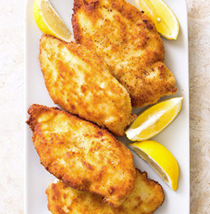Breaded chicken cutlets with Parmesan