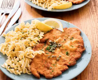 Breaded pork cutlets (Pork schnitzel)