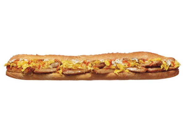 Breakfast bomber sub