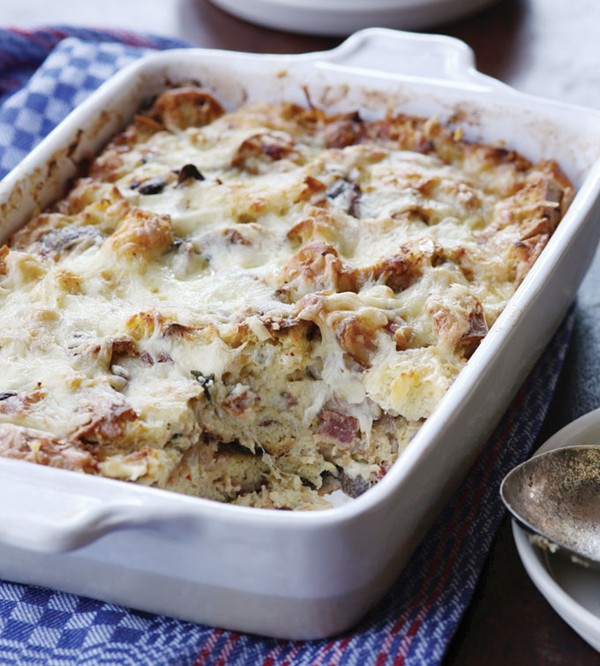 Breakfast bread pudding