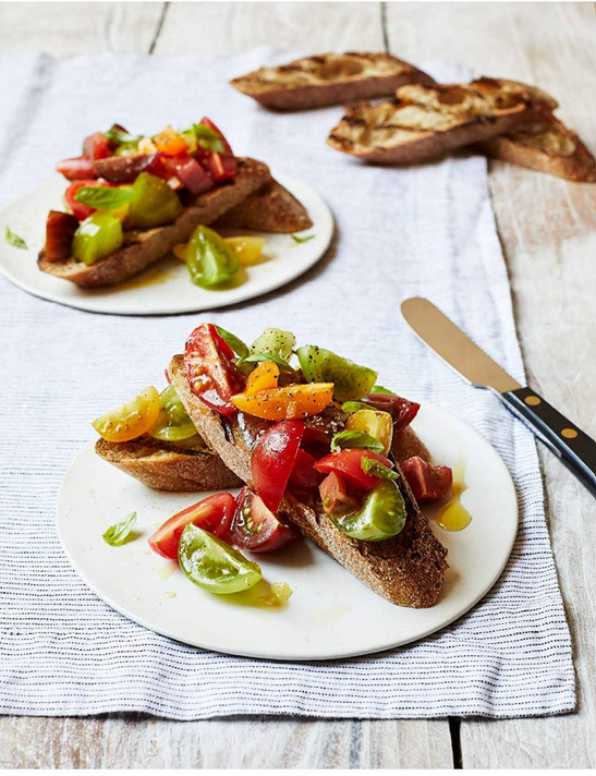 Breakfast bruschetta