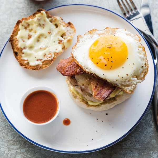 Breakfast burgers