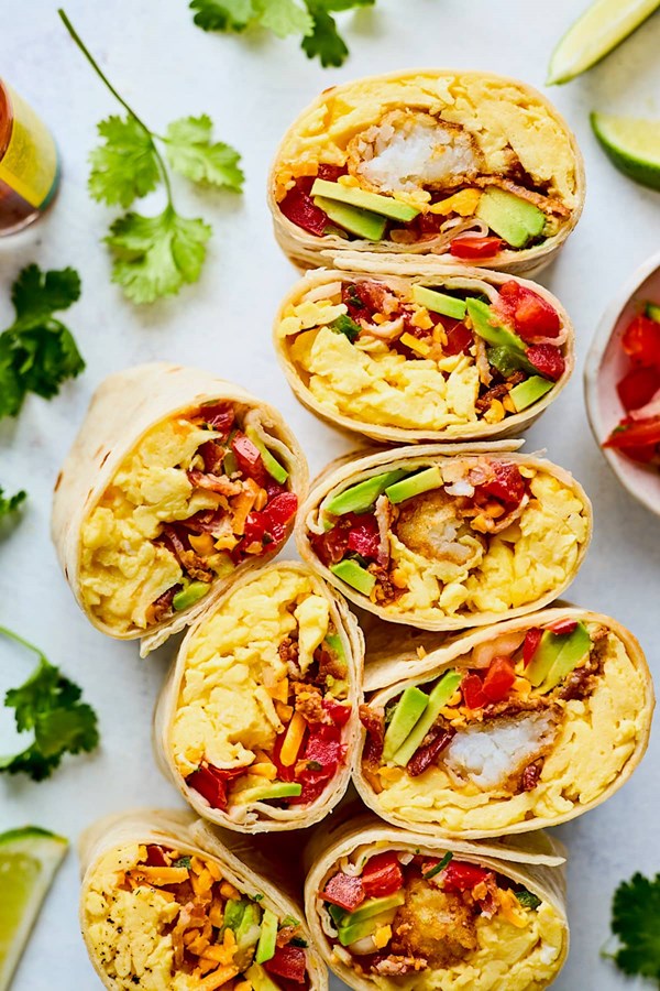 Breakfast burritos