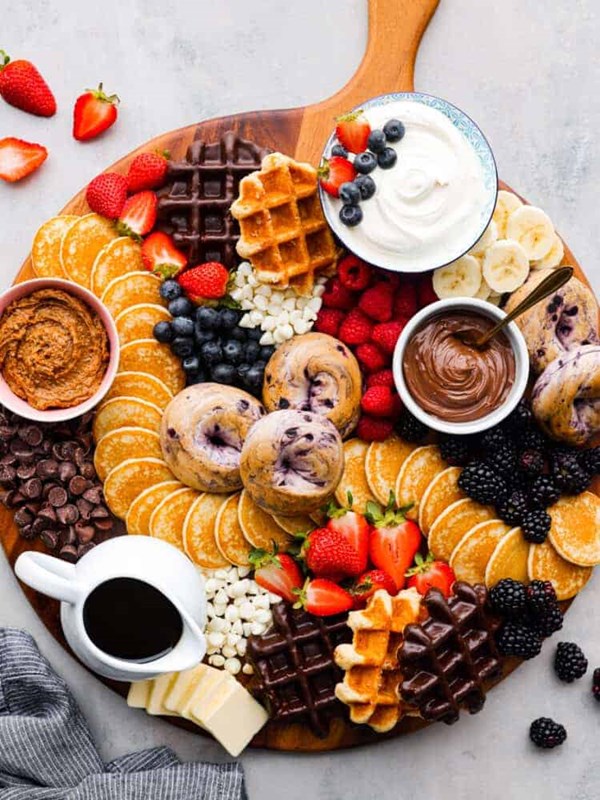 Breakfast charcuterie board