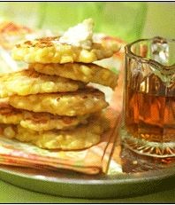 Breakfast corn fritters