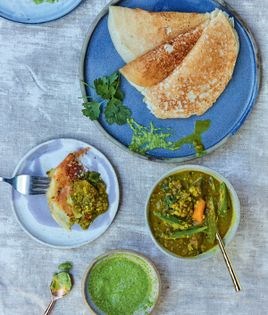 Breakfast dosas