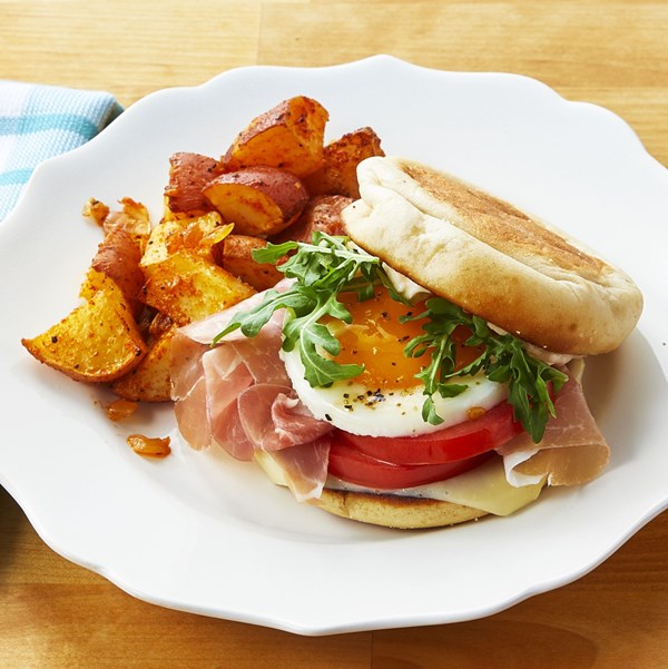 Breakfast-for-dinner sandwiches