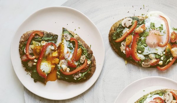 Breakfast pizza