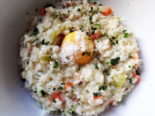 Breakfast risotto