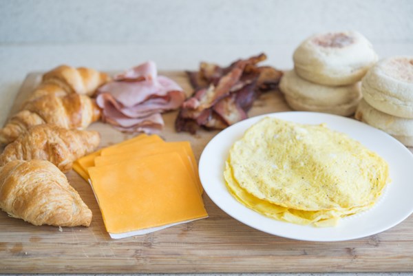 Breakfast sandwiches