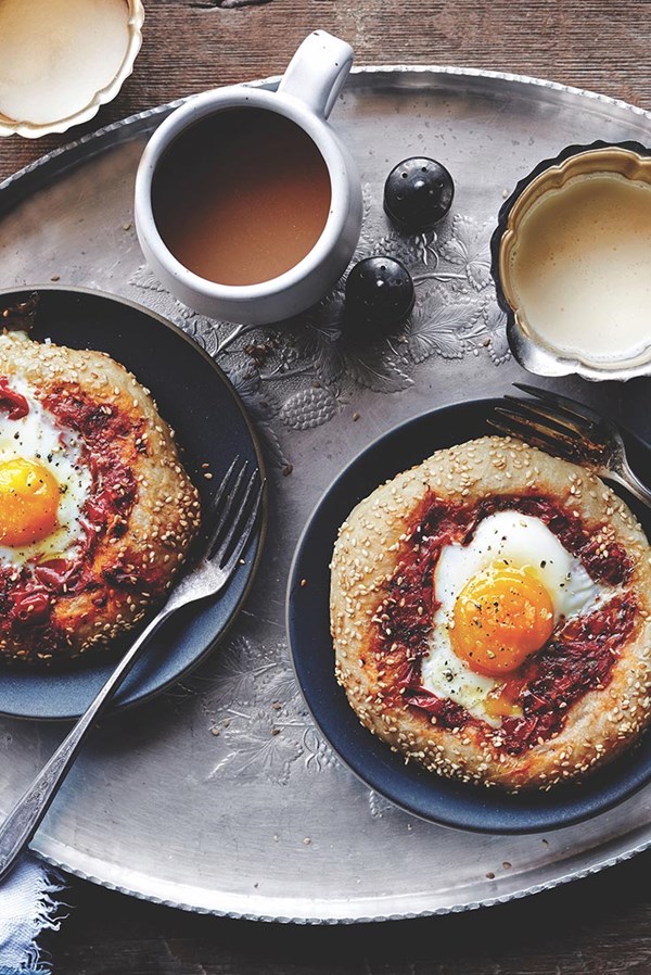 Breakfast shakshukas