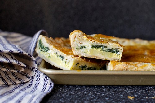 Breakfast slab pie