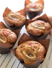 Breakfast smoothie muffin