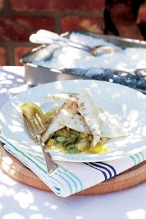 Bream baked in salt