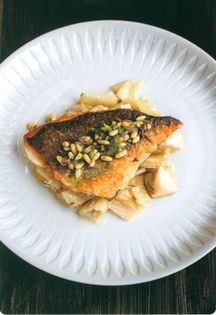 Bream with fennel