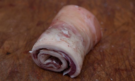 Breast of hogget and peas pudding