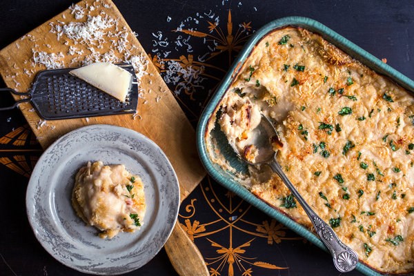 Breton tuna and white bean gratin