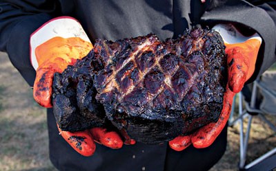 Brett Schreyer's competition pulled pork