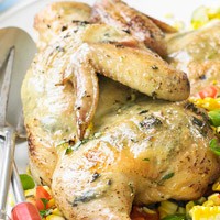 Brick chicken
