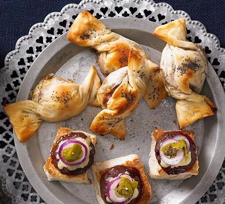 Brie & cranberry twists