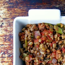 Bright & tasty pressure cooker lentils