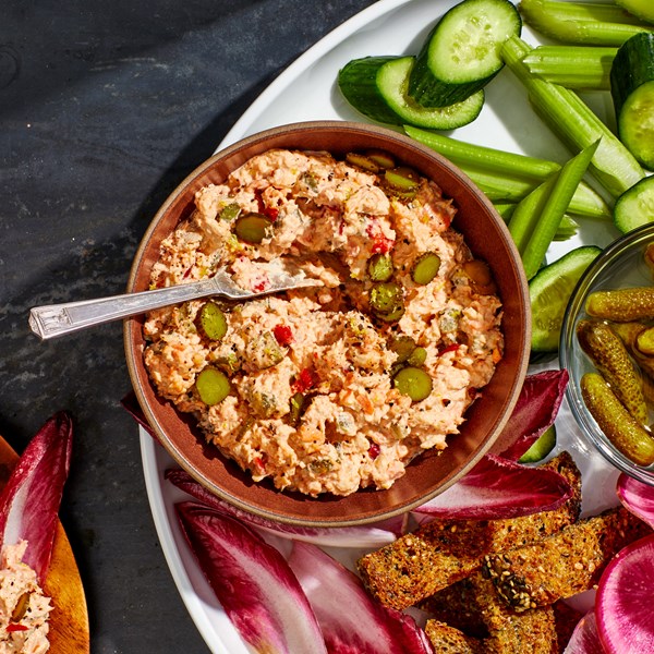 Bright and spicy smoked salmon dip [Laurel Braitman]