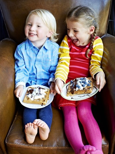 Brilliant breakfast waffles