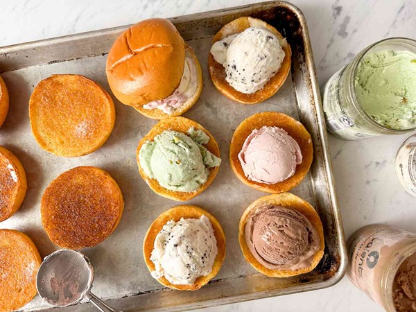 Brioche con gelato