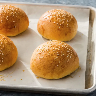 Brioche hamburger buns