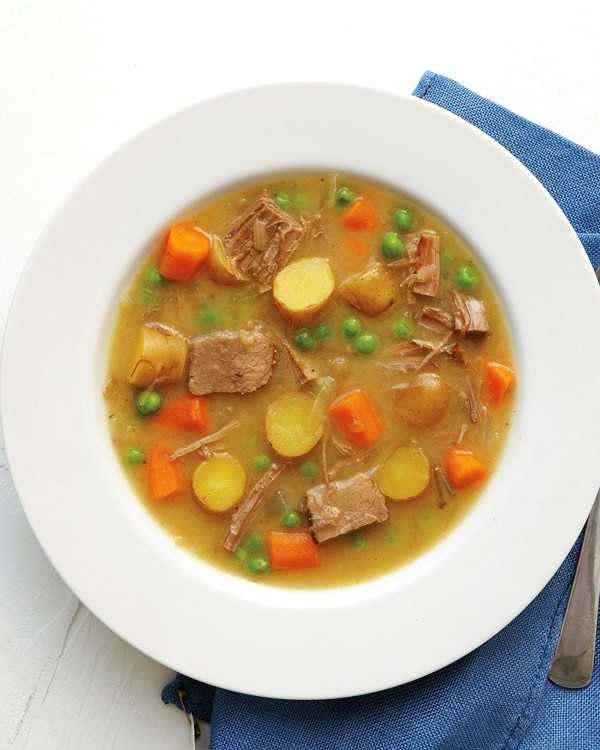 Brisket and potato stew