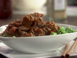 Brisket bowls with green rice