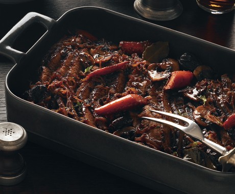 Brisket braised in porter