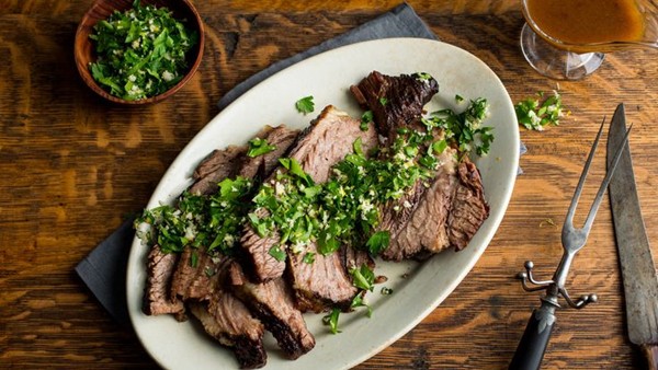 Brisket with horseradish gremolata