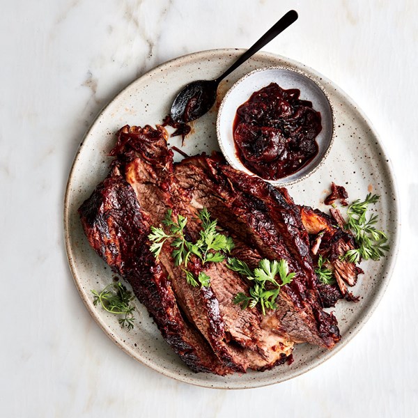 Brisket with sweet-and-sour onions