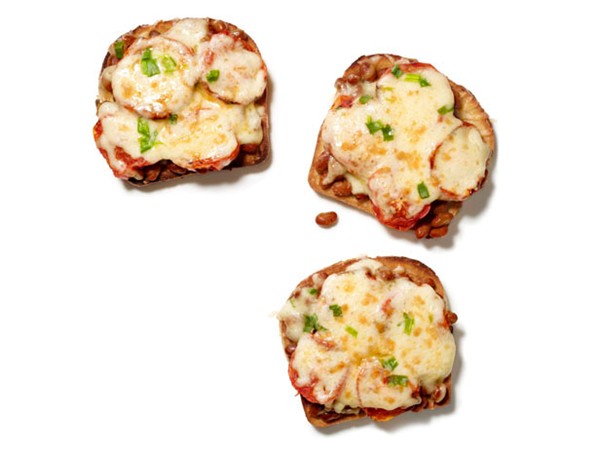 British grilled cheese with baked beans