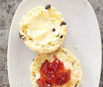 British-style currant scones