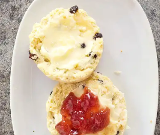 British-style currant scones