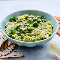 Broad bean houmous
