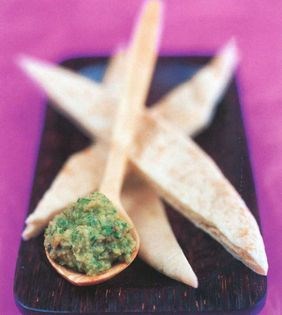 Broad bean purée