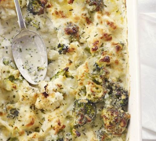 Broccoli & cauliflower cheese