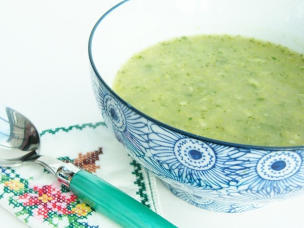 Broccoli and celery soup