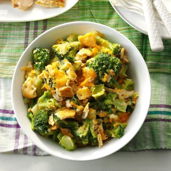 Broccoli and cheese